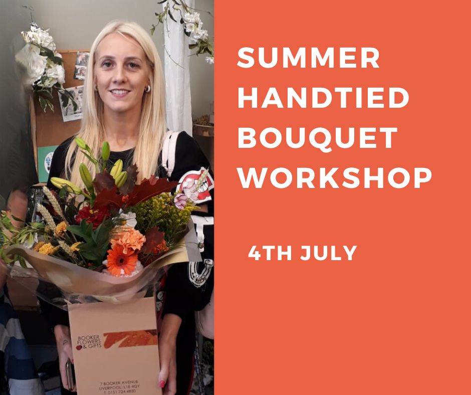 Learn How To Make a Summer Handtied Bouquet - Liverpool Flower School